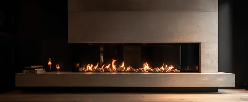 Gas Fireplace Ember Bed Design Services in Fremont, California